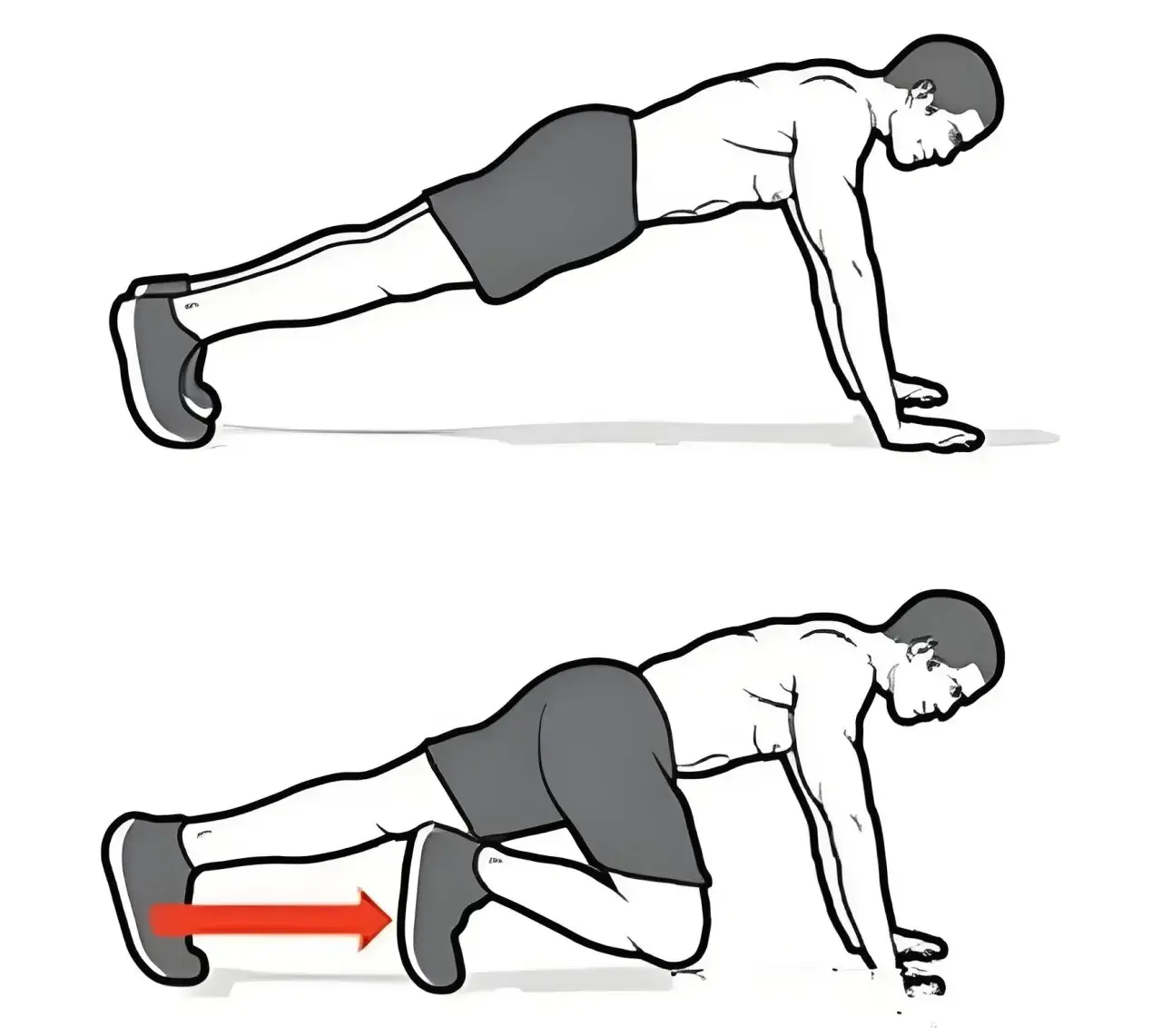 暑假坚持这5个动作,开学练出8块腹肌!-学生练腹肌的动作视频教程