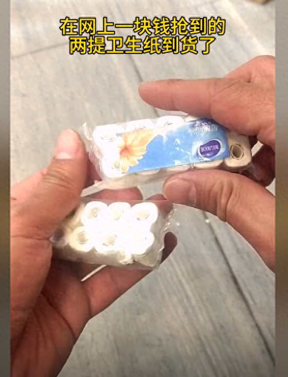 笑晕了,1元抢购的两提卷纸半个巴掌大,笑晕在评论区了!-1元抢购,你还在等什么?这里购物超低价!