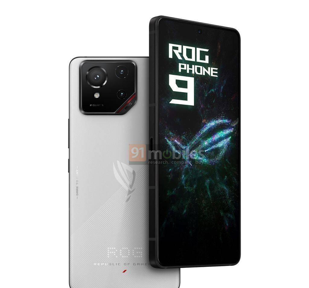 华硕ROG游戏手机9渲染:骁龙8至尊版芯片,AI提升游戏体验-华硕手机骁龙