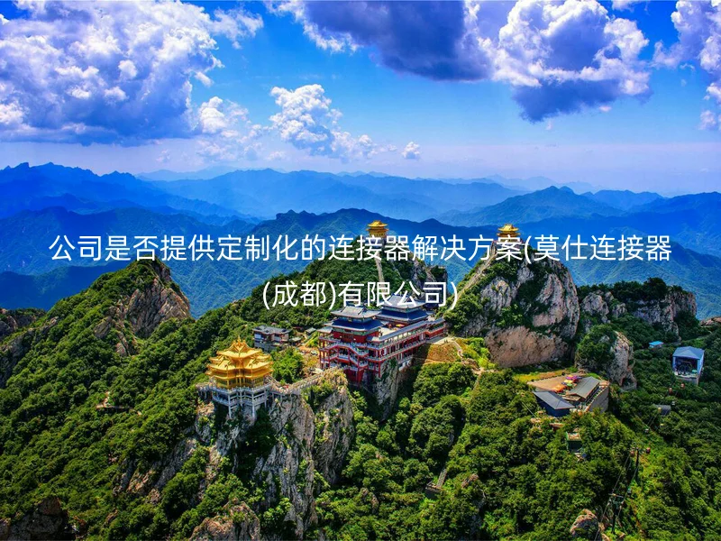 公司是否提供定制化的连接器解决方案(莫仕连接器(成都)有限公司)
