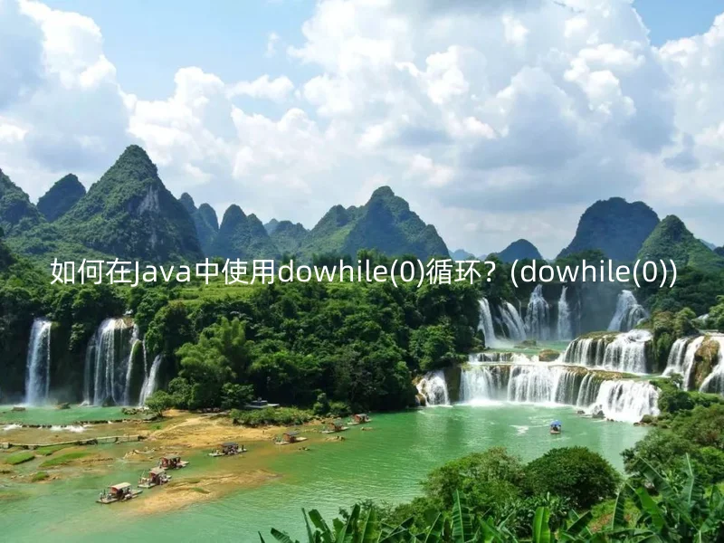 如何在Java中使用dowhile(0)循环?(dowhile(0))