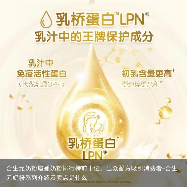 合生元奶粉屡登奶粉排行榜前十位，出众配方吸引消费者-合生元奶粉系列介绍及卖点是什么