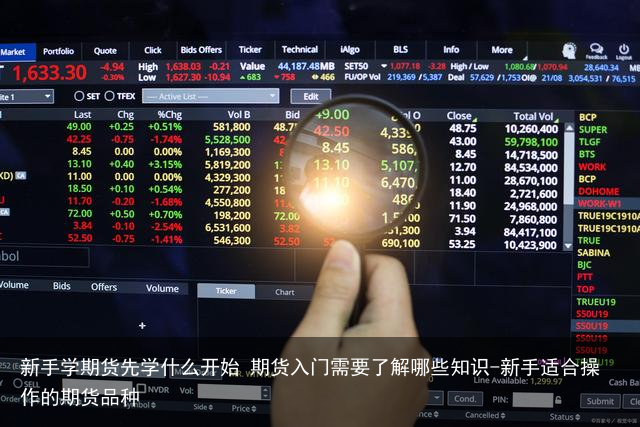 新手学期货先学什么开始 期货入门需要了解哪些知识-新手适合操作的期货品种