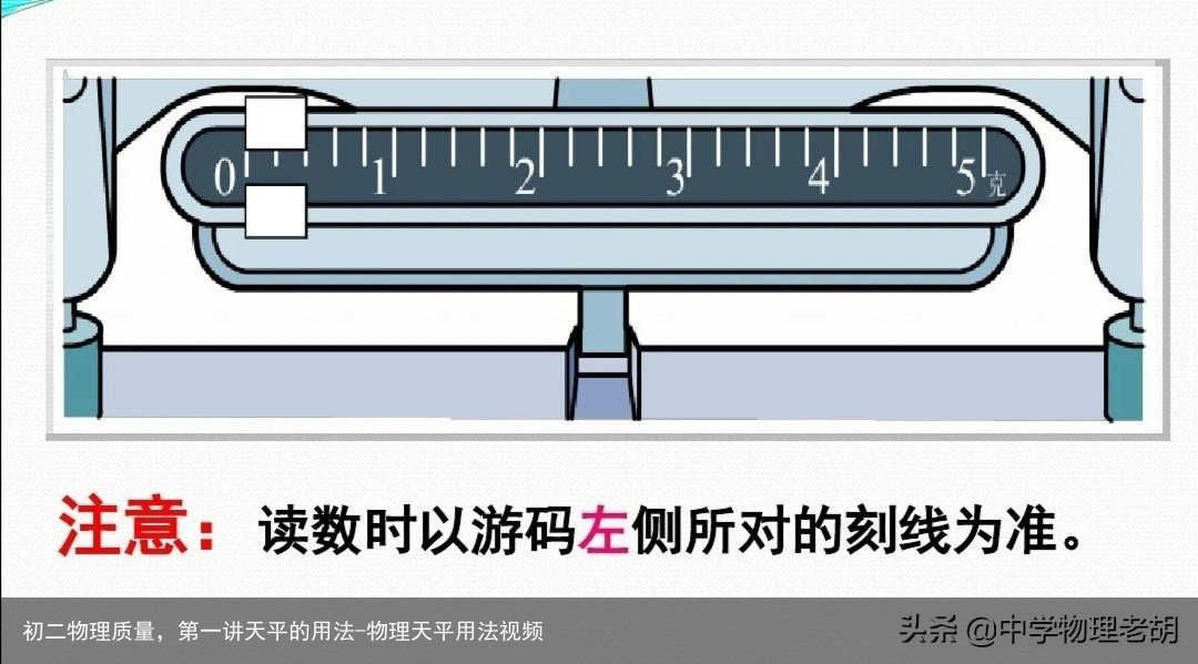 初二物理质量，第一讲天平的用法-物理天平用法视频