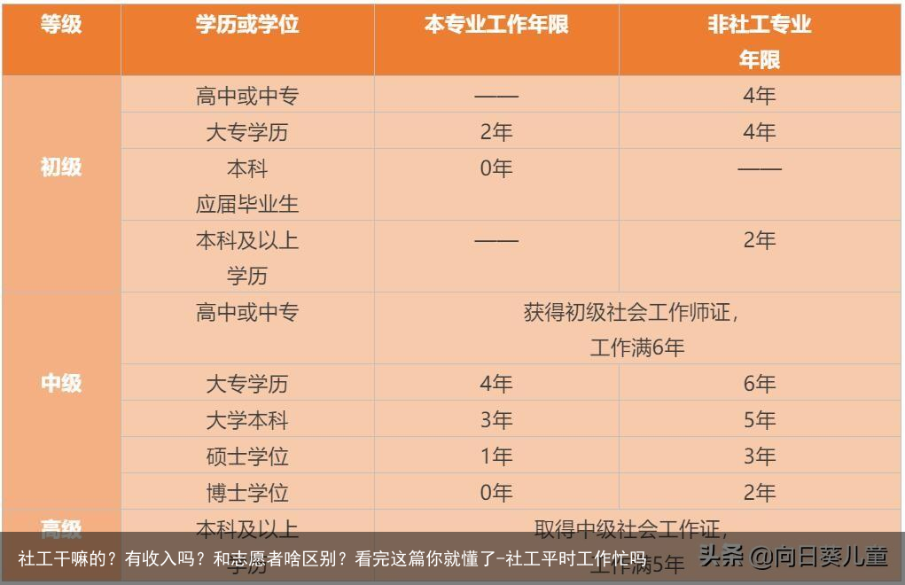 社工干嘛的？有收入吗？和志愿者啥区别？看完这篇你就懂了-社工平时工作忙吗