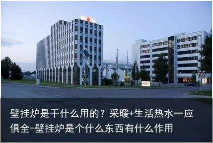 壁挂炉是干什么用的？采暖+生活热水一应俱全-壁挂炉是个什么东西有什么作用