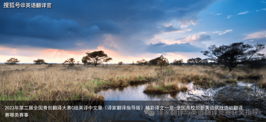 2023年第二届全国青创翻译大赛C组英译中文章（译家翻译指导版）精彩译文一览-全国高校创新英语挑战活动翻译赛哪类赛事