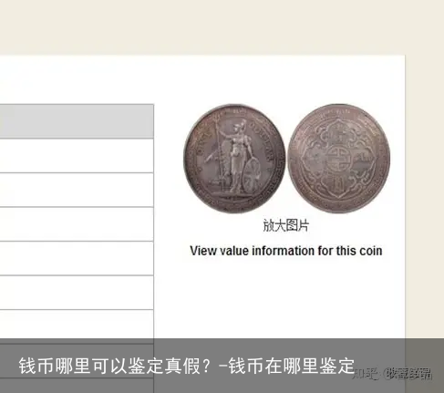 钱币哪里可以鉴定真假？-钱币在哪里鉴定
