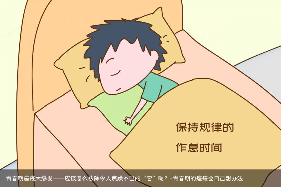 青春期痤疮大爆发——应该怎么祛除令人焦躁不已的“它”呢？-青春期的痤疮会自己想办法