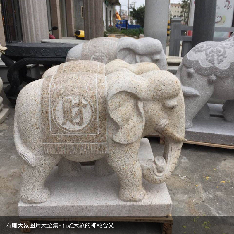 石雕大象图片大全集-石雕大象的神秘含义