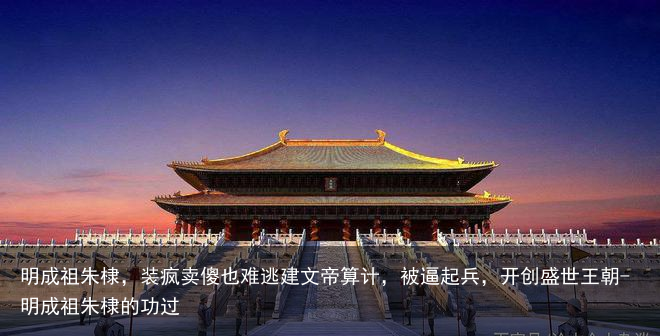 明成祖朱棣，装疯卖傻也难逃建文帝算计，被逼起兵，开创盛世王朝-明成祖朱棣的功过