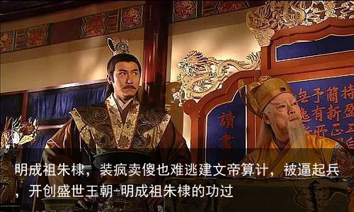 明成祖朱棣，装疯卖傻也难逃建文帝算计，被逼起兵，开创盛世王朝-明成祖朱棣的功过