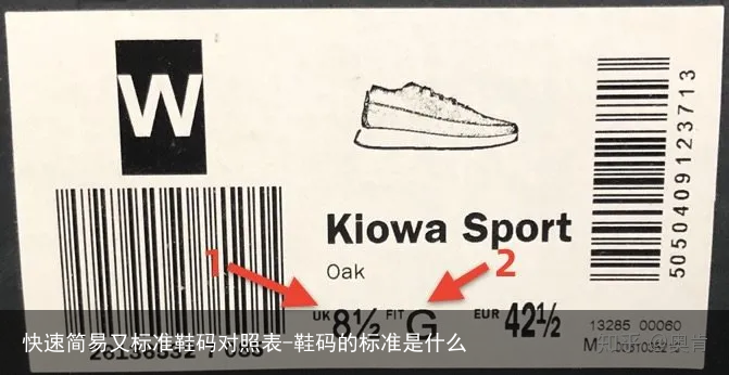 快速简易又标准鞋码对照表-鞋码的标准是什么