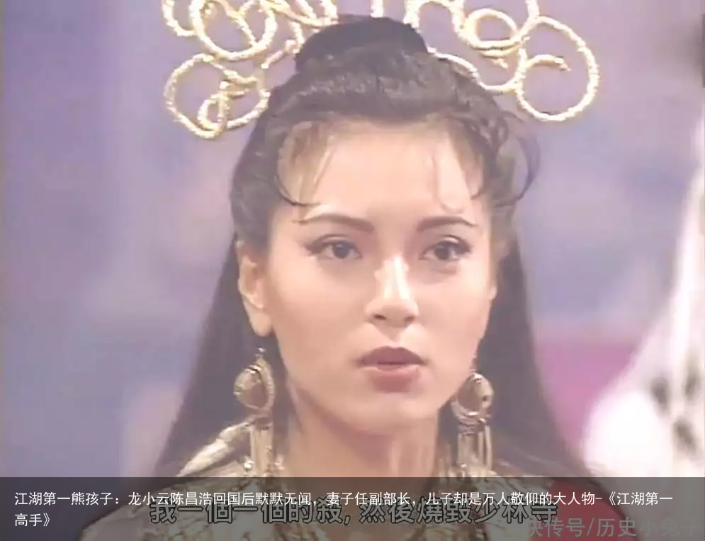 江湖第一熊孩子：龙小云陈昌浩回国后默默无闻，妻子任副部长，儿子却是万人敬仰的大人物-《江湖第一高手》