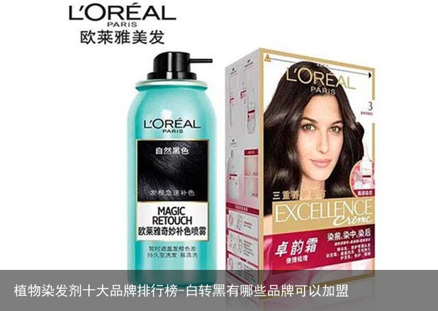 植物染发剂十大品牌排行榜-白转黑有哪些品牌可以加盟