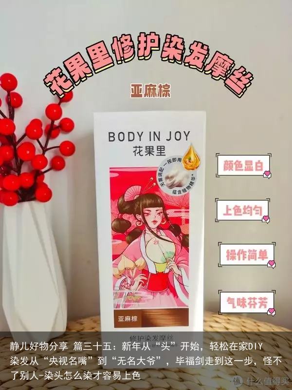 静儿好物分享 篇三十五：新年从“头”开始，轻松在家DIY染发