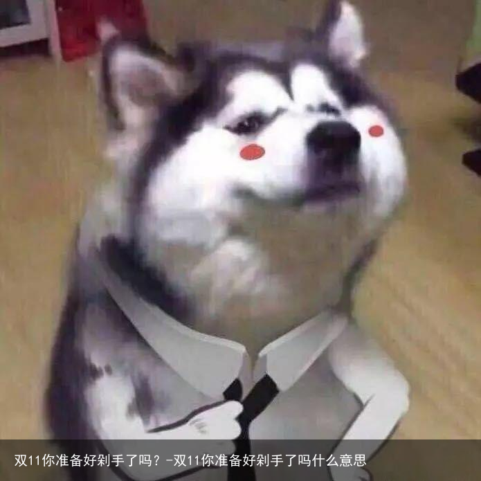 双11你准备好剁手了吗？-双11你准备好剁手了吗什么意思