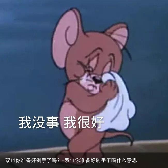 双11你准备好剁手了吗？-双11你准备好剁手了吗什么意思