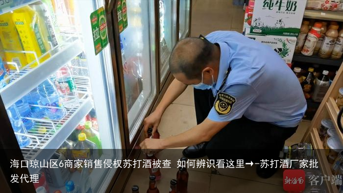 海口琼山区6商家销售侵权苏打酒被查 如何辨识看这里→-苏打酒厂家批发代理