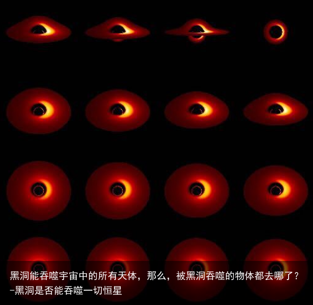 黑洞能吞噬宇宙中的所有天体，那么，被黑洞吞噬的物体都去哪了？-黑洞是否能吞噬一切恒星