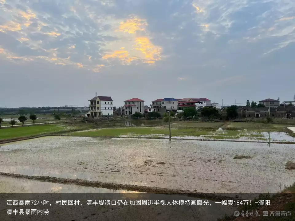 江西暴雨72小时，村民回村，清丰堤溃口仍在加固-濮阳清丰县暴雨内涝