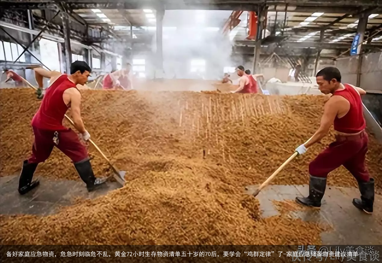 备好家庭应急物资，危急时刻临危不乱，黄金72小时生存物资清单五十岁的70后，要学会“鸡群定律”了-家庭应急储备物资建议清单