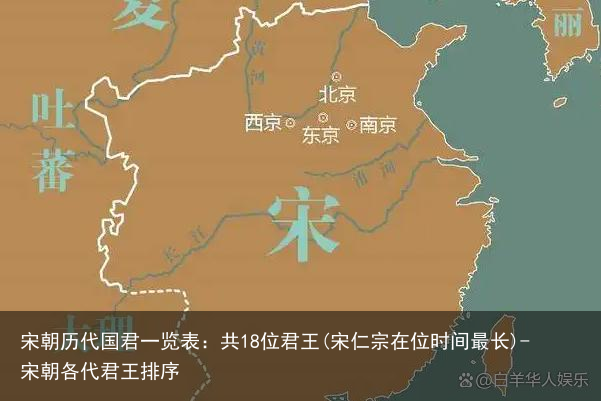 宋朝历代国君一览表：共18位君王(宋仁宗在位时间最长)-宋朝各代君王排序