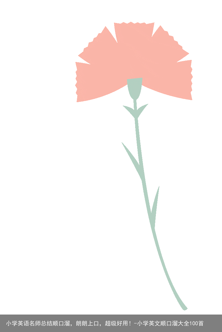 小学英语名师总结顺口溜，朗朗上口，超级好用！-小学英文顺口溜大全100首