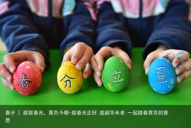春分 | 趁取春光，莫负今朝-趁春光正好,趁韶华未老,一起踏春赏花的意思