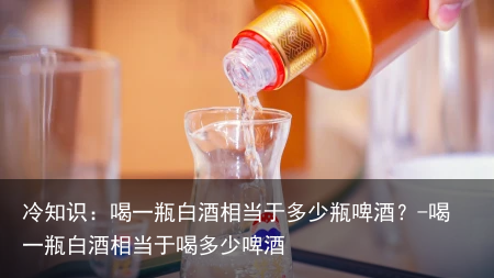 冷知识：喝一瓶白酒相当于多少瓶啤酒？-喝一瓶白酒相当于喝多少啤酒