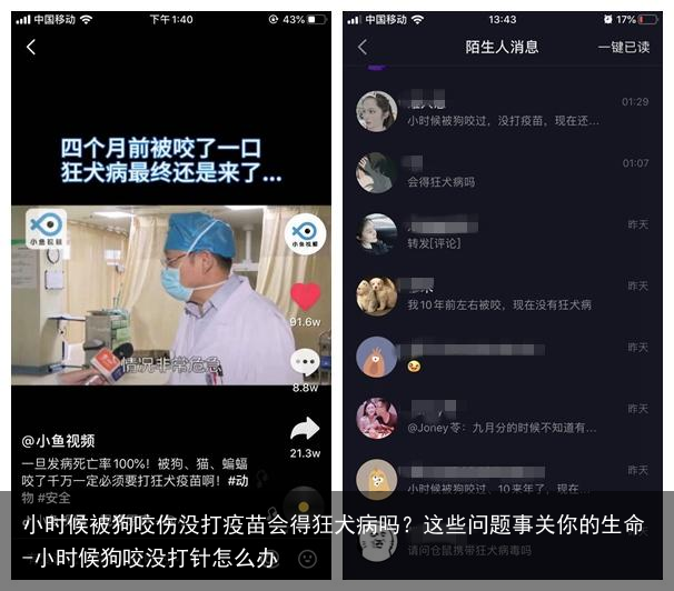 小时候被狗咬伤没打疫苗会得狂犬病吗？这些问题事关你的生命-小时候狗咬没打针怎么办