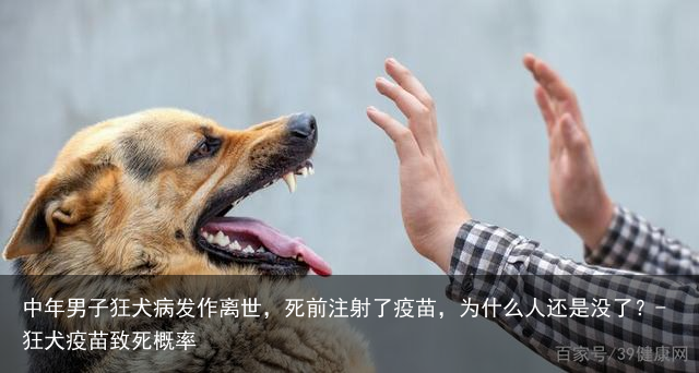 中年男子狂犬病发作离世，死前注射了疫苗，为什么人还是没了？-狂犬疫苗致死概率