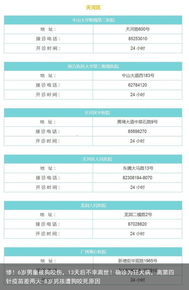 惨！6岁男童被狗咬伤，13天后不幸离世！确诊为狂犬病，离第四针疫苗差两天-8岁男孩遭狗咬死原因