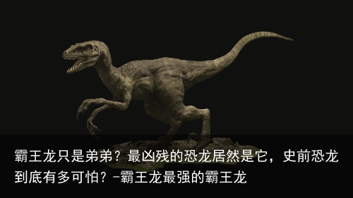 霸王龙只是弟弟？最凶残的恐龙居然是它，史前恐龙到底有多可怕？-霸王龙最强的霸王龙