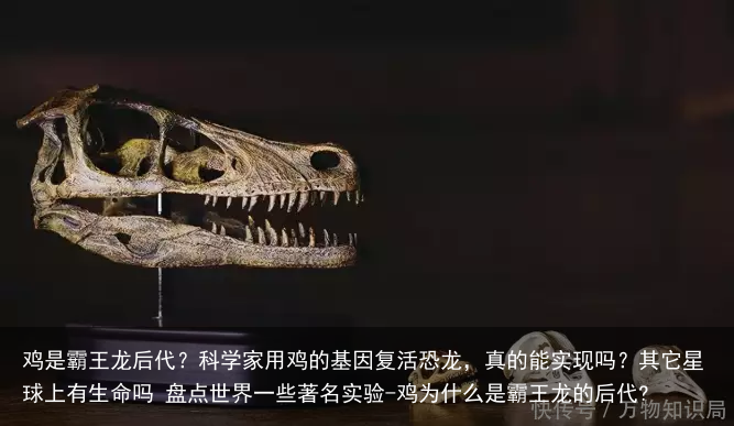 鸡是霸王龙后代？科学家用鸡的基因复活恐龙，真的能实现吗？其它星球上有生命吗 盘点世界一些著名实验-鸡为什么是霸王龙的后代?