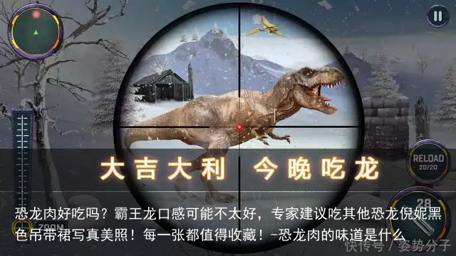 恐龙肉好吃吗？霸王龙口感可能不太好，专家建议吃其他恐龙倪妮黑色吊带裙写真美照！每一张都值得收藏！-恐龙肉的味道是什么