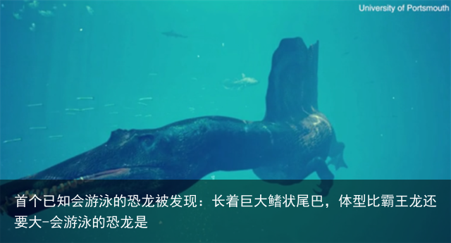 首个已知会游泳的恐龙被发现：长着巨大鳍状尾巴，体型比霸王龙还要大-会游泳的恐龙是