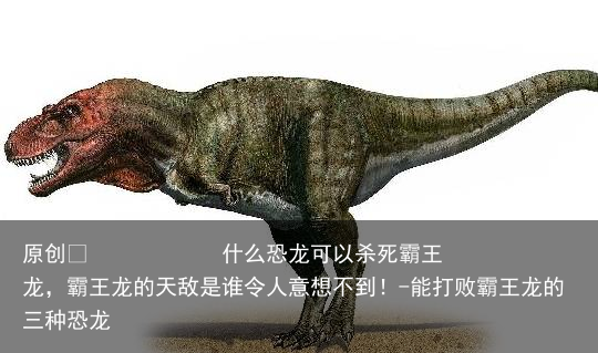 什么恐龙可以杀死霸王龙，霸王龙的天敌是谁令人意想不到！-能打败霸王龙的三种恐龙