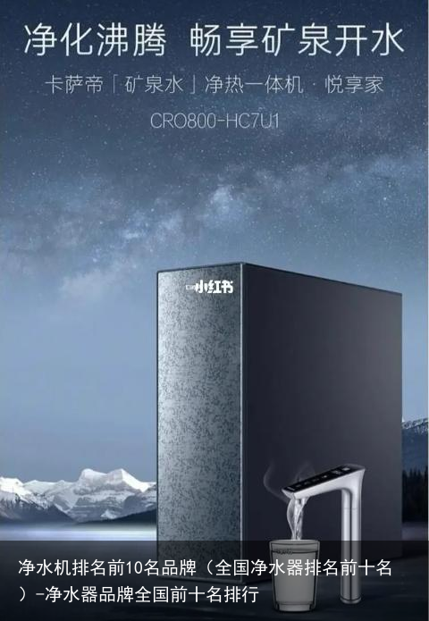 净水机排名前10名品牌（全国净水器排名前十名）-净水器品牌全国前十名排行