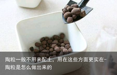 陶粒一般不用来配土，用在这些方面更实在-陶粒是怎么做出来的