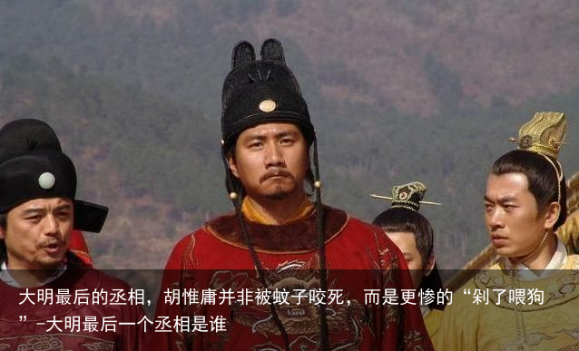 大明最后的丞相，胡惟庸并非被蚊子咬死，而是更惨的“剁了喂狗”-大明最后一个丞相是谁