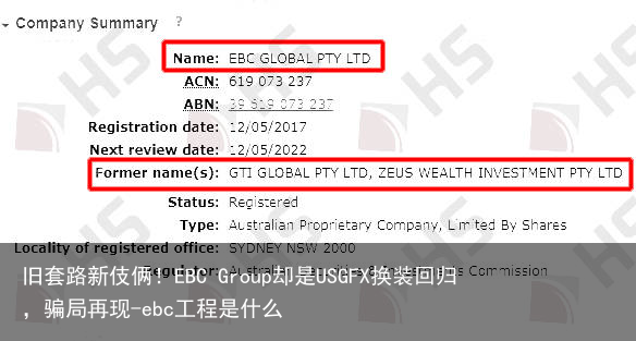 旧套路新伎俩！EBC Group却是USGFX换装回归，骗局再现-ebc工程是什么