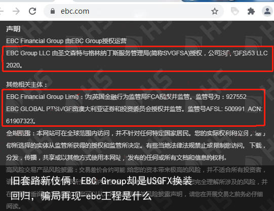 旧套路新伎俩！EBC Group却是USGFX换装回归，骗局再现-ebc工程是什么