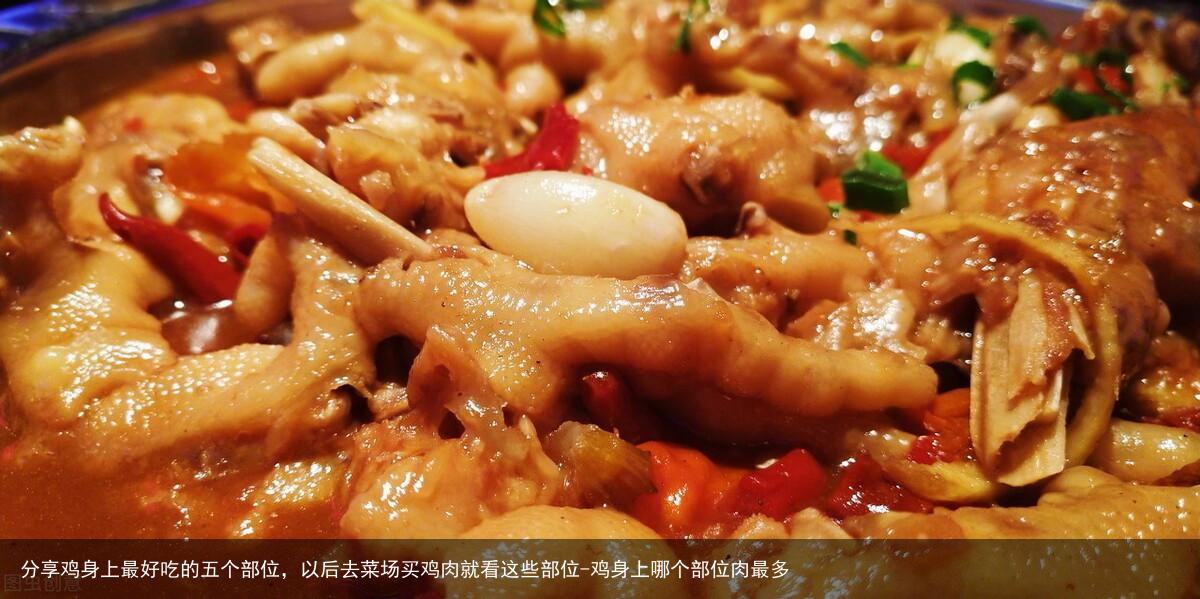 分享鸡身上最好吃的五个部位，以后去菜场买鸡肉就看这些部位-鸡身上哪个部位肉最多