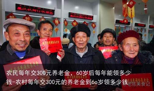 农民每年交300元养老金，60岁后每年能领多少钱-农村每年交300元的养老金到6o岁领多少钱
