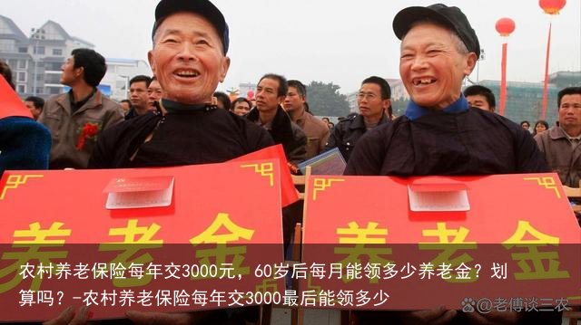 农村养老保险每年交3000元，60岁后每月能领多少养老金？划算吗？-农村养老保险每年交3000最后能领多少