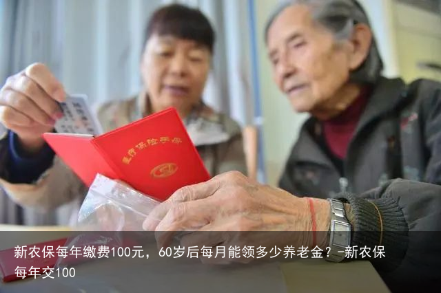 新农保每年缴费100元，60岁后每月能领多少养老金？-新农保每年交100