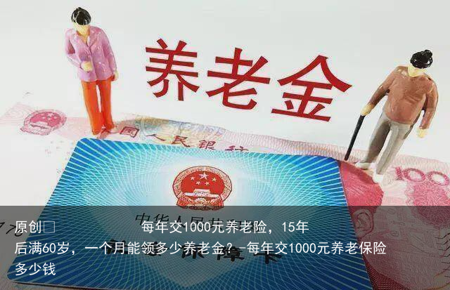 每年交1000元养老险，15年后满60岁，一个月能领多少养老金？