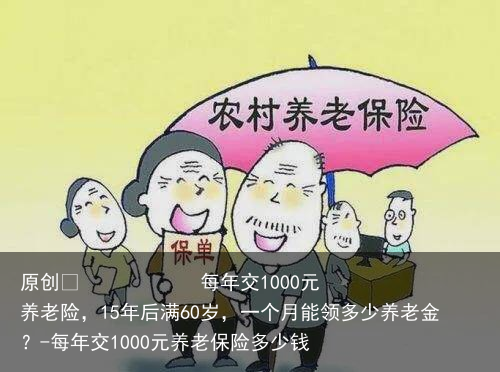 每年交1000元养老险，15年后满60岁，一个月能领多少养老金？