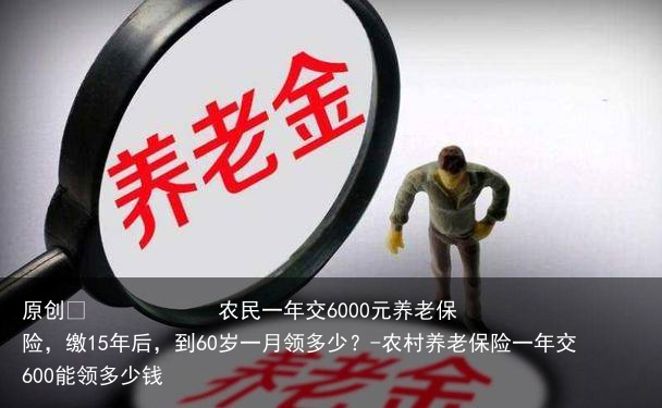 农民一年交6000元养老保险，缴15年后，到60岁一月领多少？-农村养老保险一年交600能领多少钱